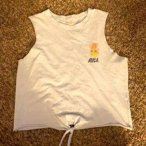 RVCA Light Blue Tank Tol